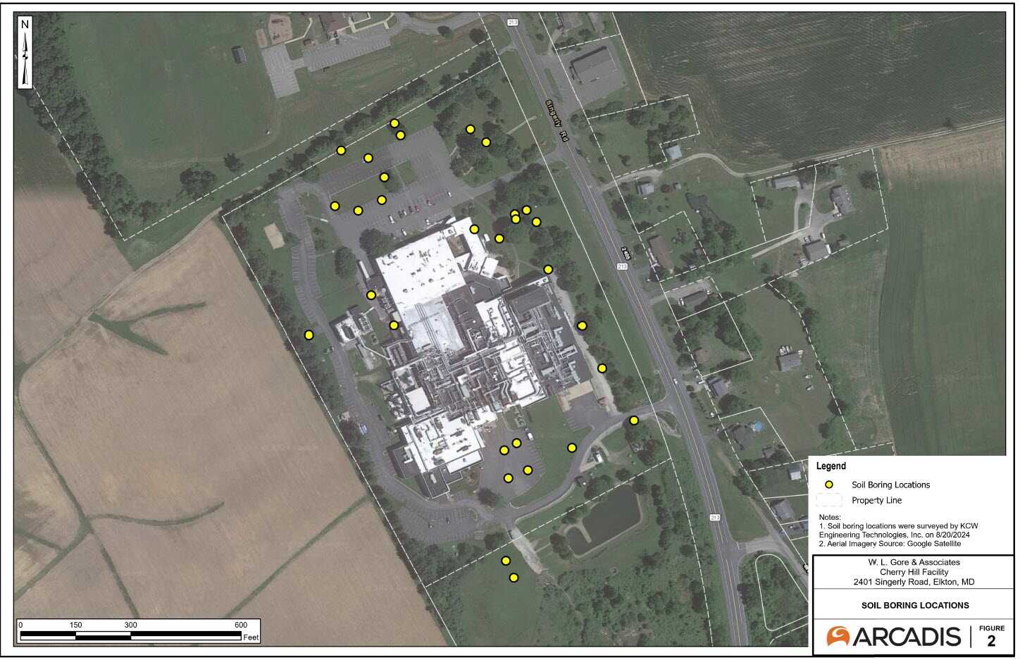 Cherry Hill Soil Sampling Locations